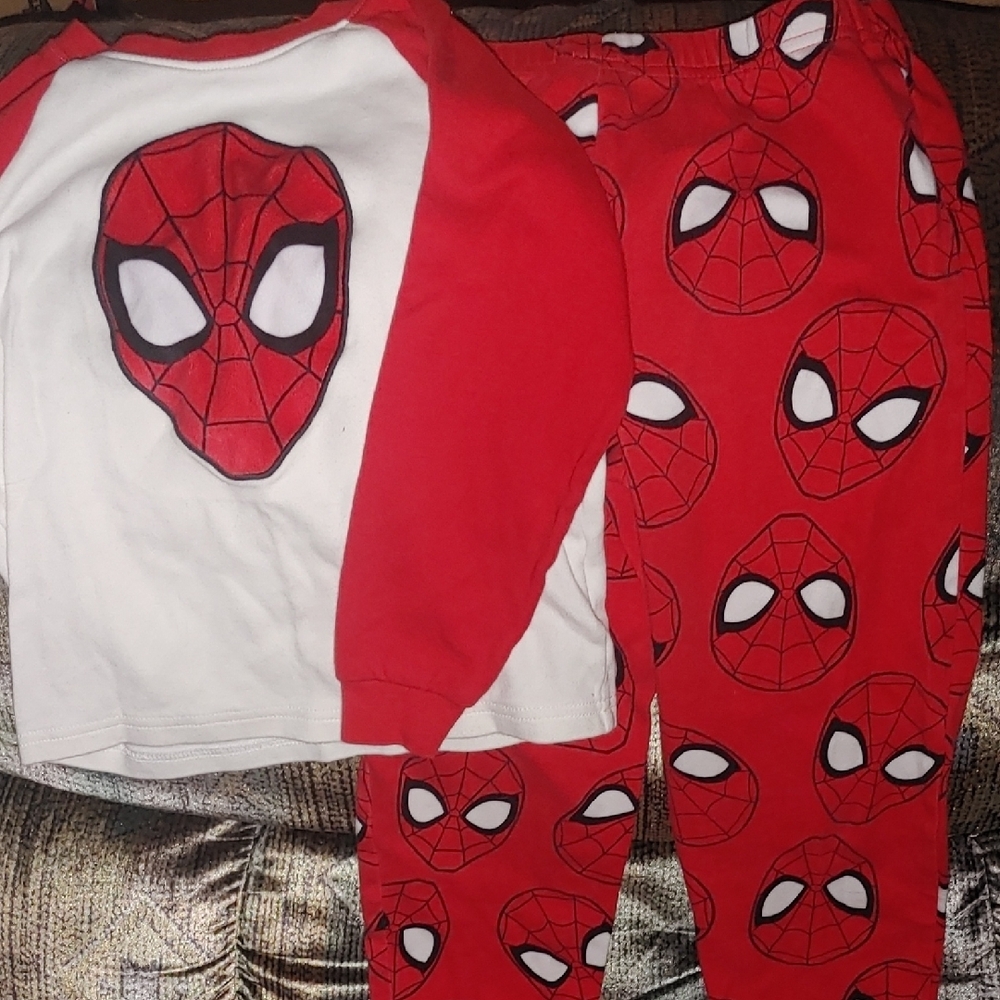 Spider-Man Kids Pjs Red and White